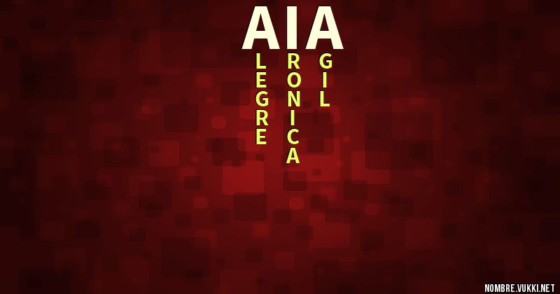 Acróstico aia