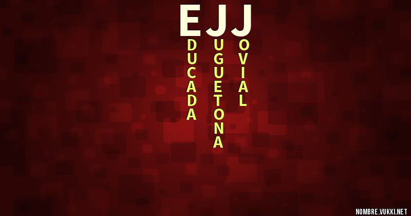 Acróstico ejj