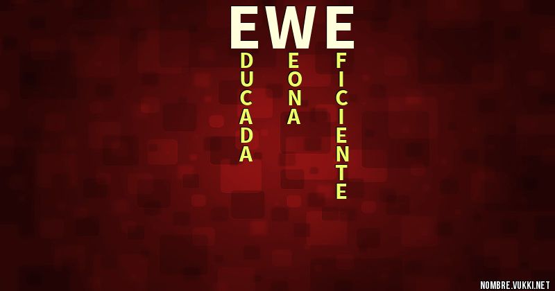 Acróstico ewe
