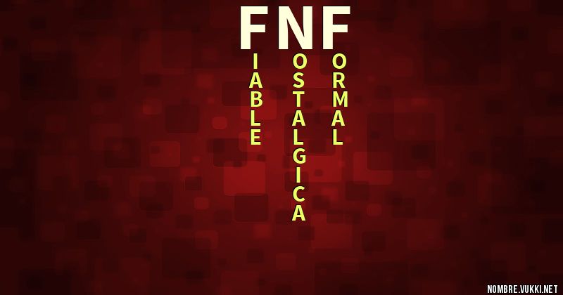 Acróstico fnf