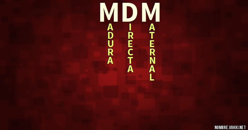 Acróstico mdm