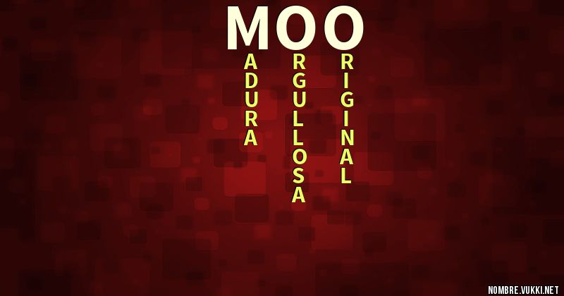 Acróstico moo