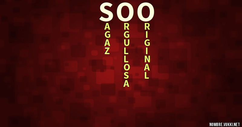 Acróstico soo