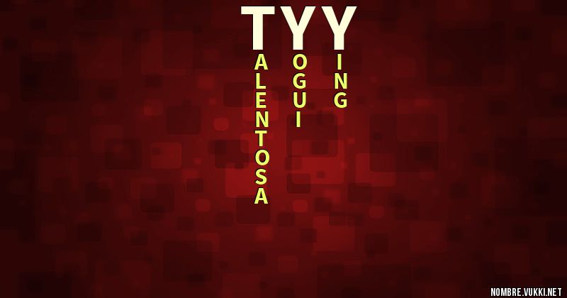 Acróstico tyy