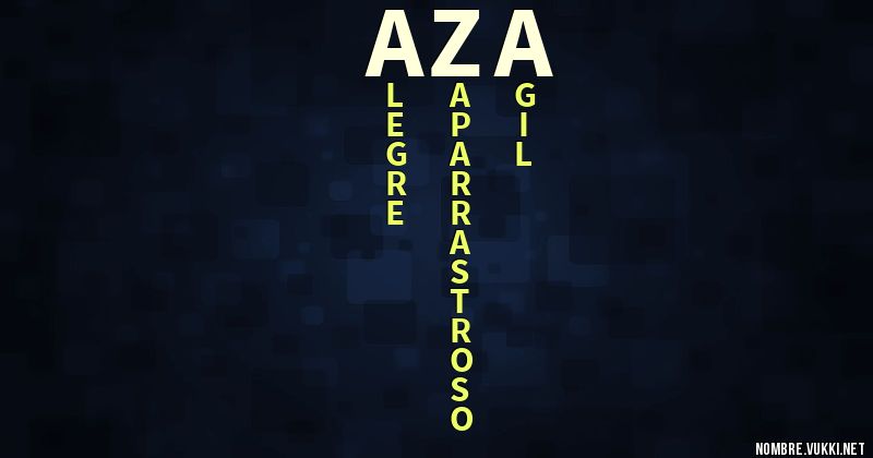 Acróstico aza