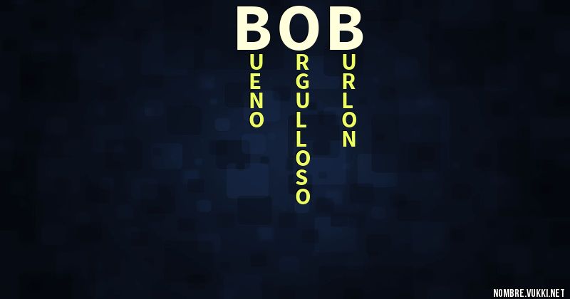 Acróstico bob