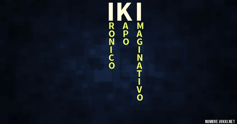 Acróstico iki