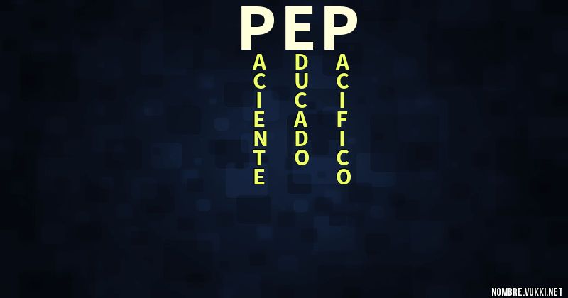 Acróstico pep3