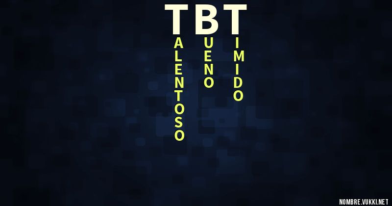 Acróstico tbt