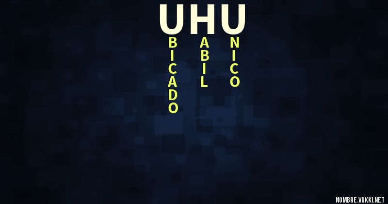 Acróstico uhu