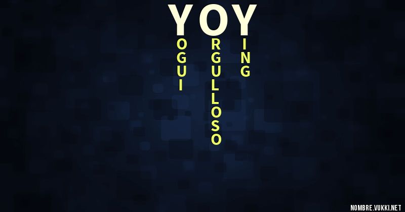Acróstico yoy