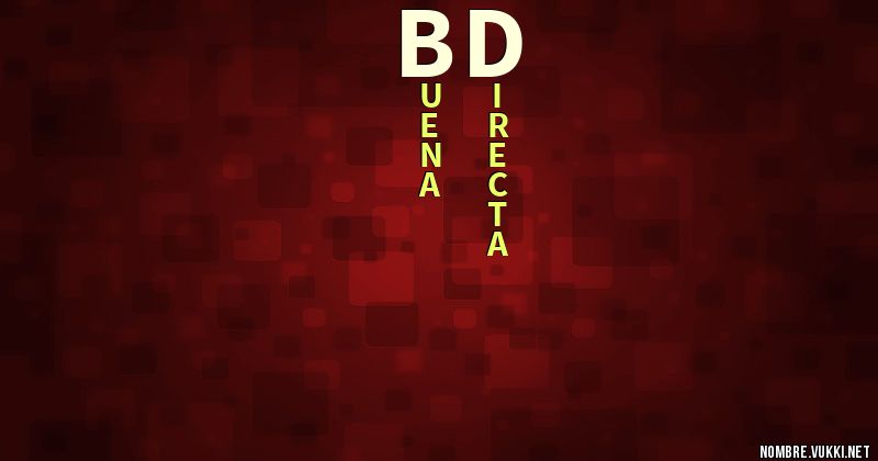 Acróstico bd