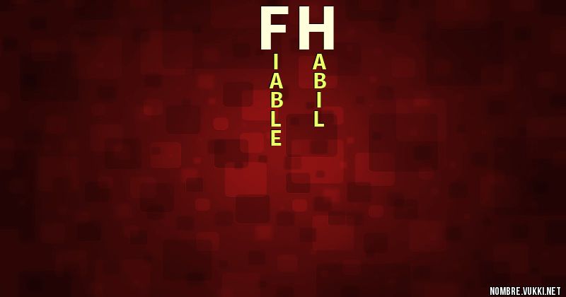 Acróstico fh