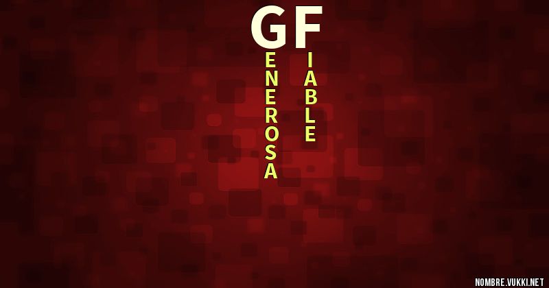 Acróstico gf