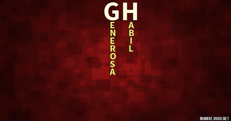 Acróstico gh