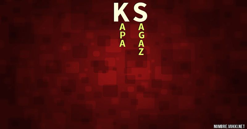 Acróstico ks