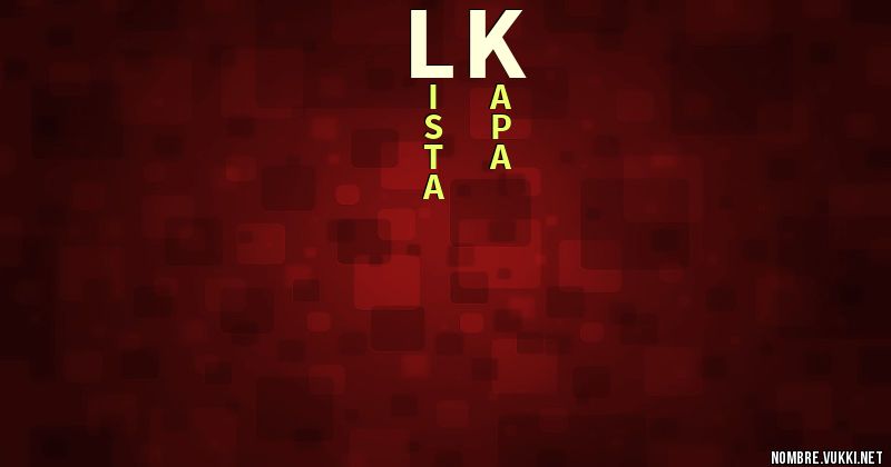 Acróstico lk