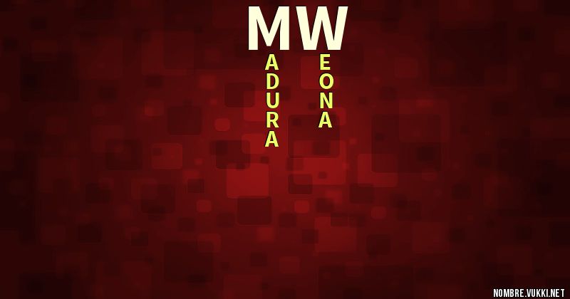 Acróstico mw