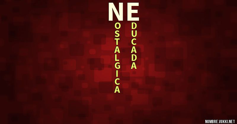Acróstico ne