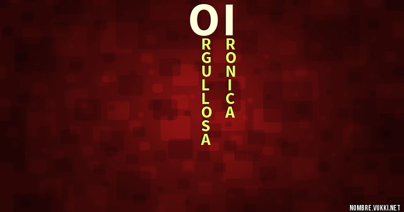Acróstico oi
