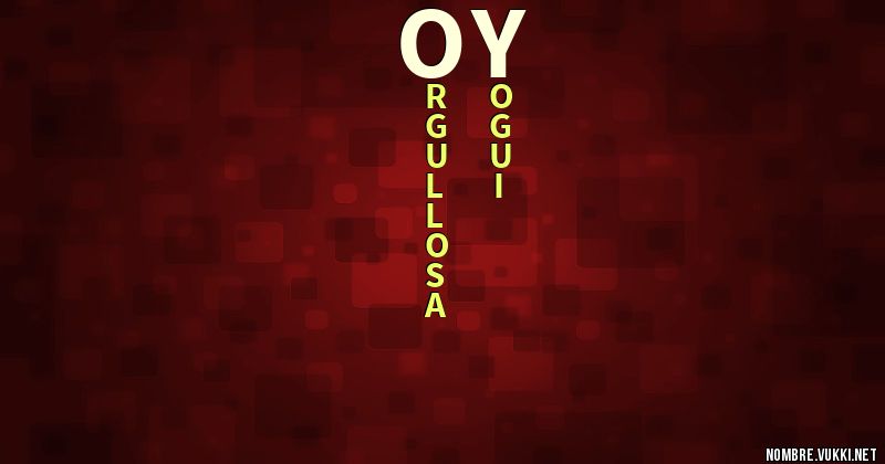 Acróstico oy