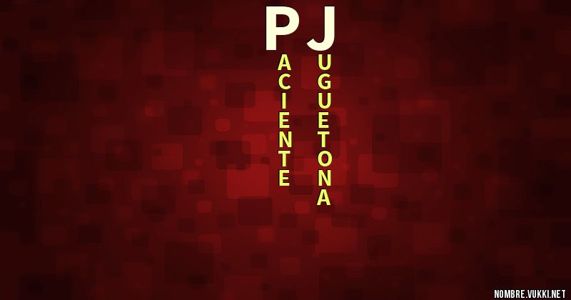 Acróstico pj