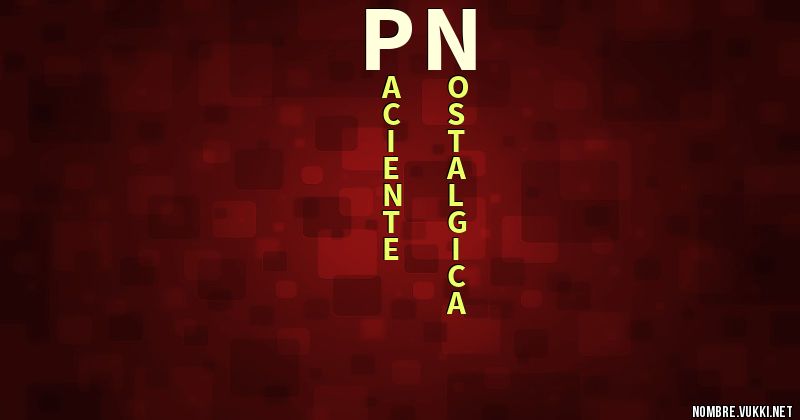 Acróstico pn