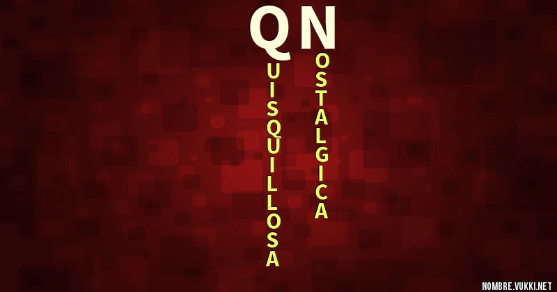 Acróstico qn