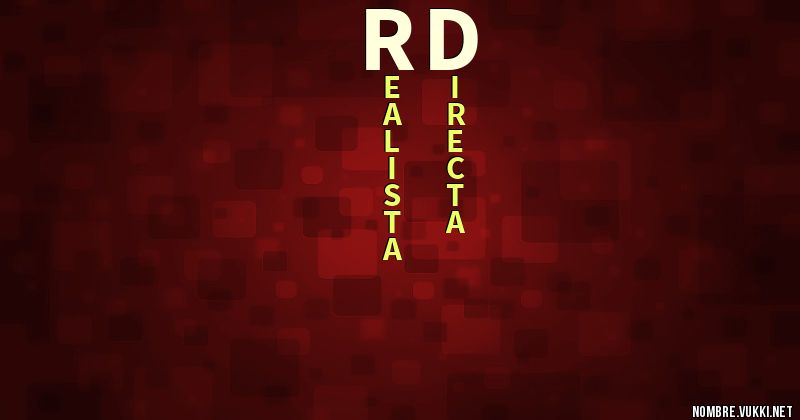 Acróstico r d