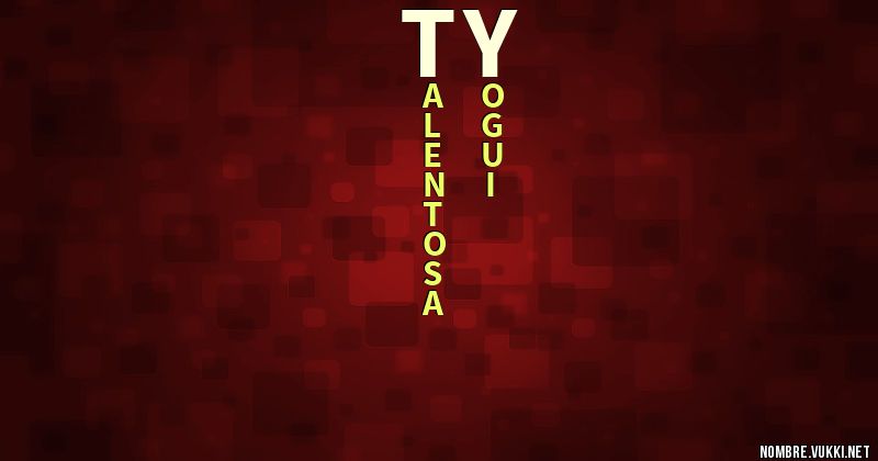 Acróstico ty
