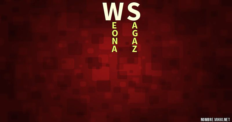 Acróstico ws