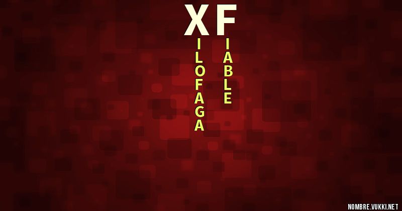 Acróstico xf