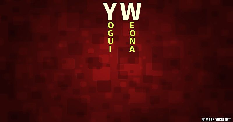 Acróstico yw