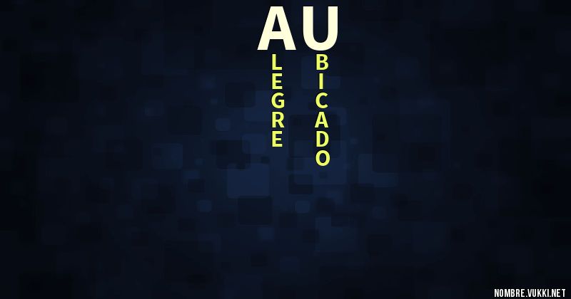 Acróstico au