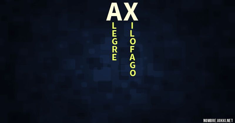 Acróstico ax