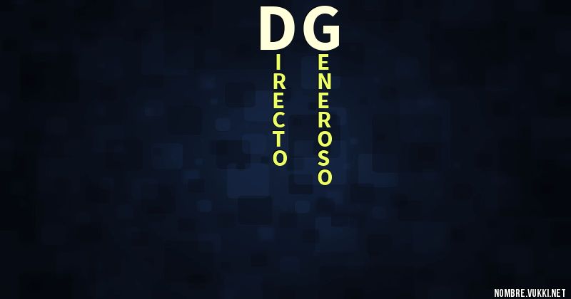 Acróstico dg
