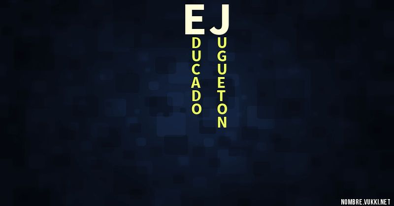 Acróstico ej