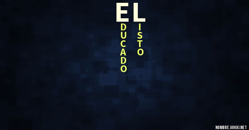 Acróstico el
