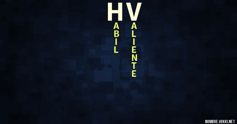 Acróstico hv