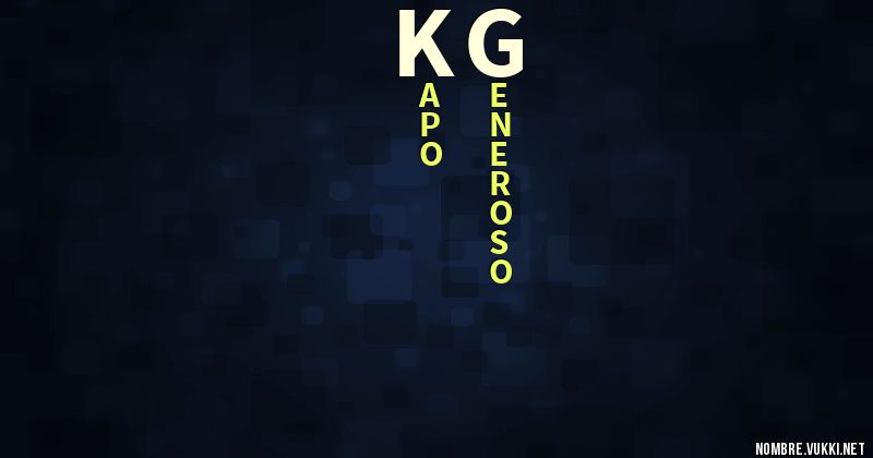 Acróstico kg