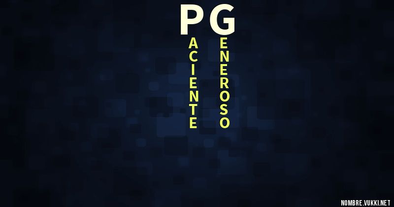 Acróstico pg