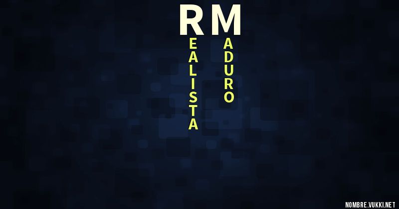 Acróstico rm