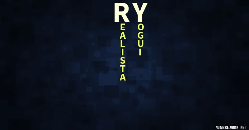Acróstico ryū