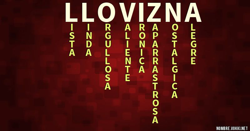 Acróstico llovizna