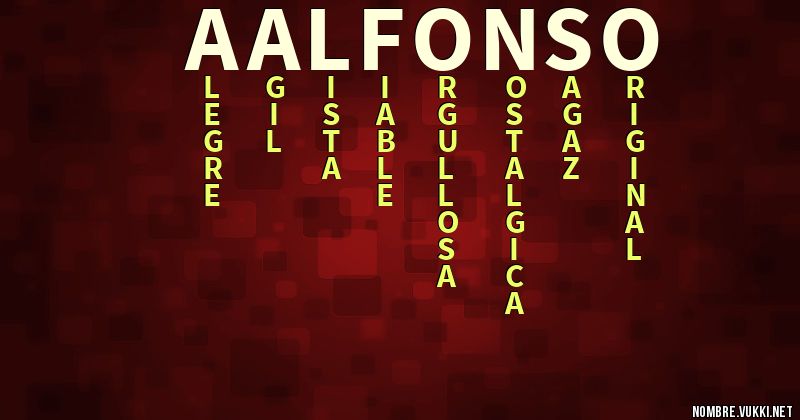 Acróstico aalfonso