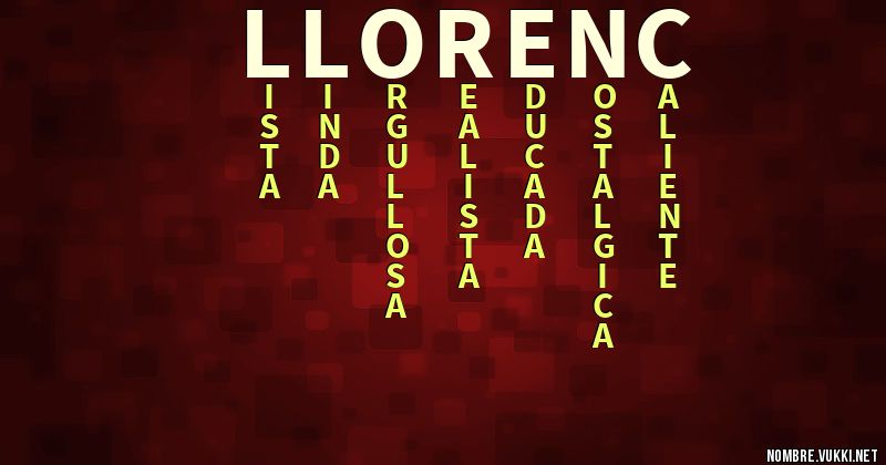 Acróstico llorenç