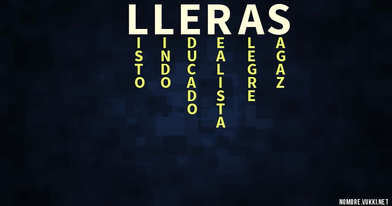 Acróstico lleras