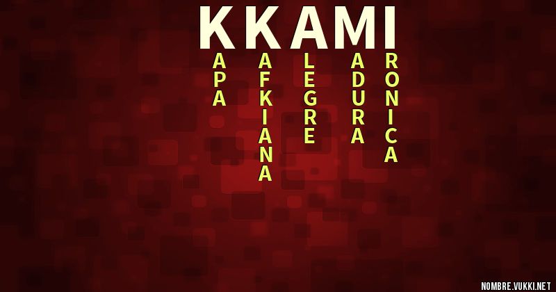 Acróstico kkami