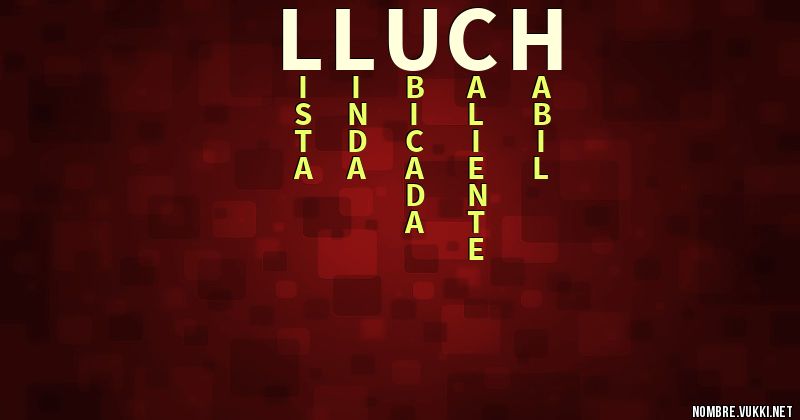 Acróstico lluch