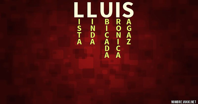 Acróstico lluis